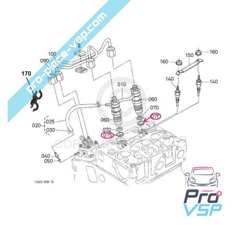 Injector seal kit with windshield-flame
