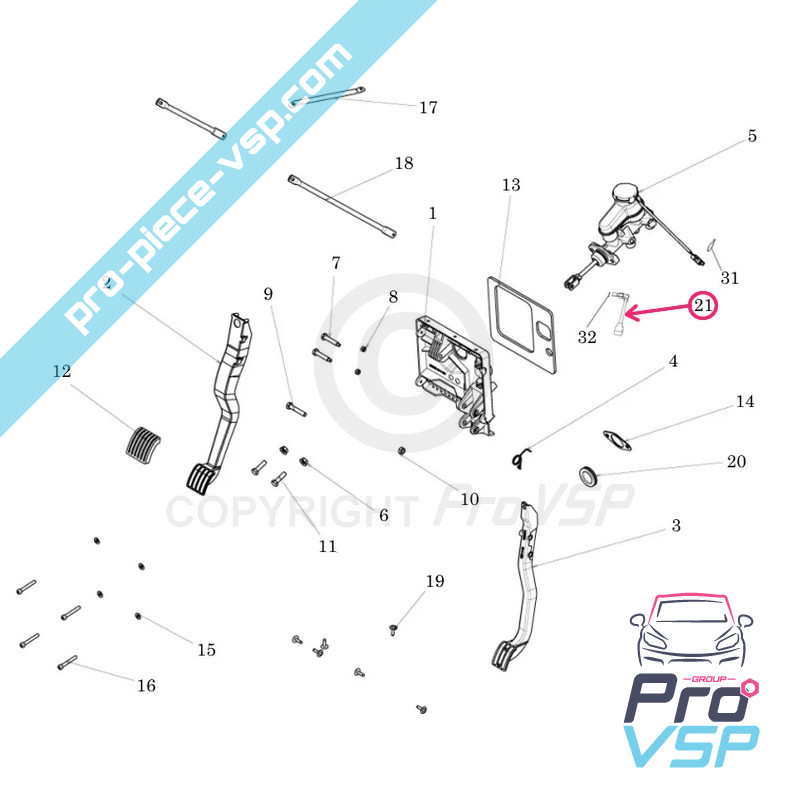 Parada contactor