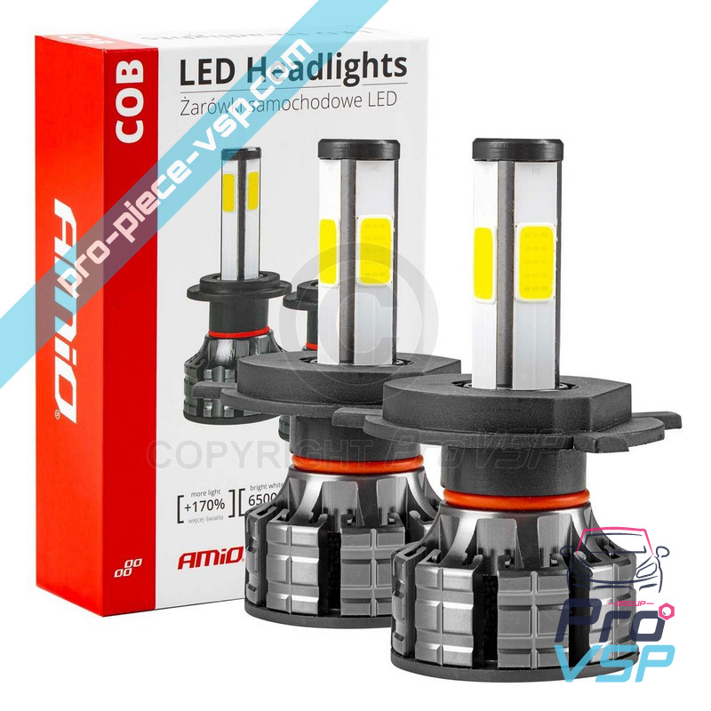 H4 LED bulb