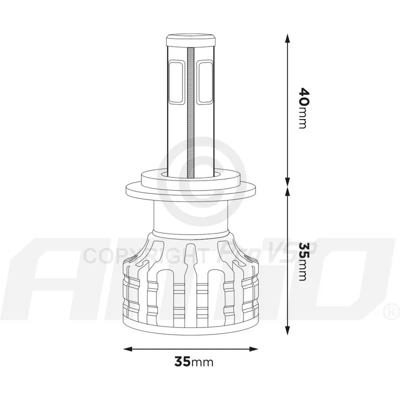 H1 LED-lampa