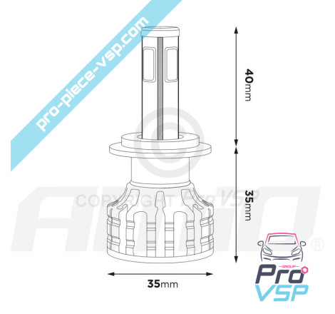 H8 LED bulb/H9/H11