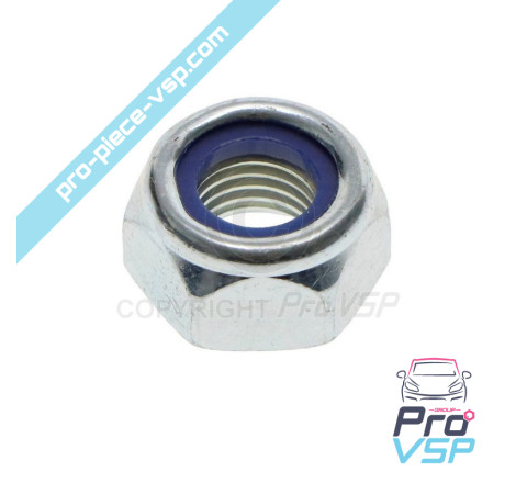 Rear hub axis nut