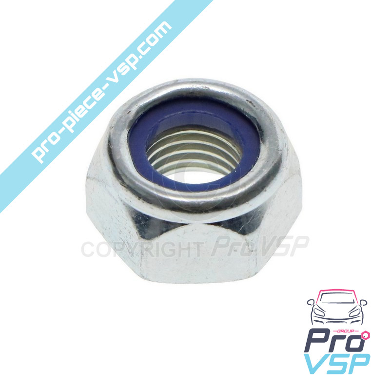 Rear hub axis nut