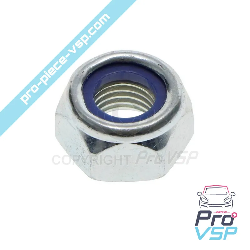 Rear hub axis nut