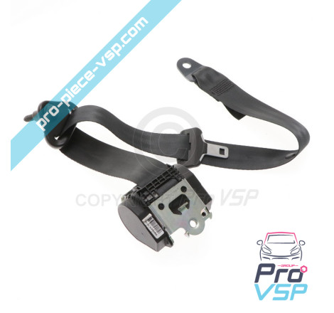 Left seat belt front