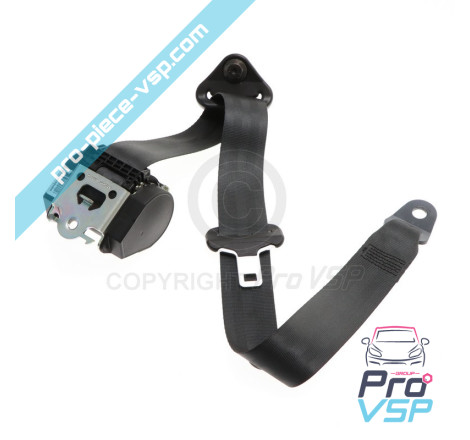 Left seat belt front