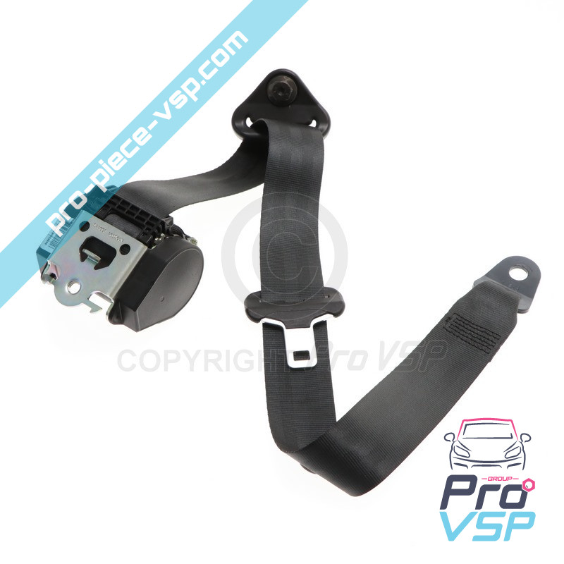 Left seat belt front