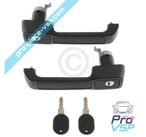 Door Handle Kit with Barlettes and Keys
