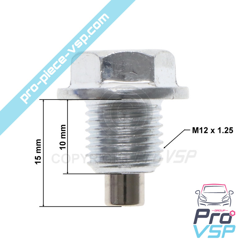 Magnetic drain plug