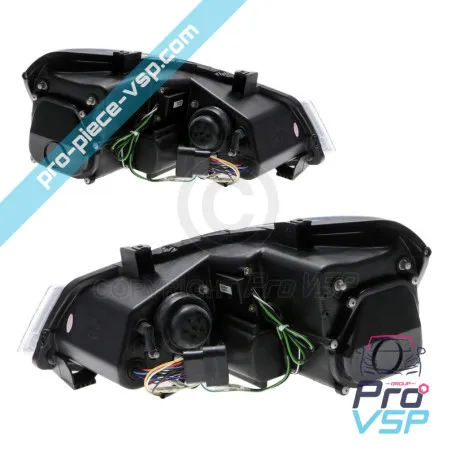 Headlights before tuning chrome background adaptable for Casalini