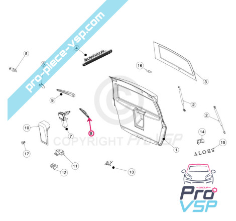 Rear wiper