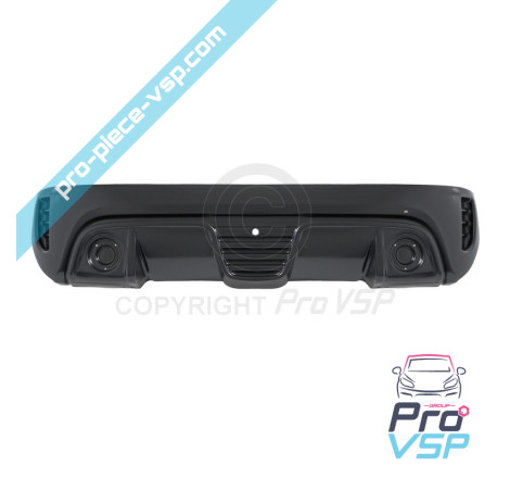 Rear bumper spoiler