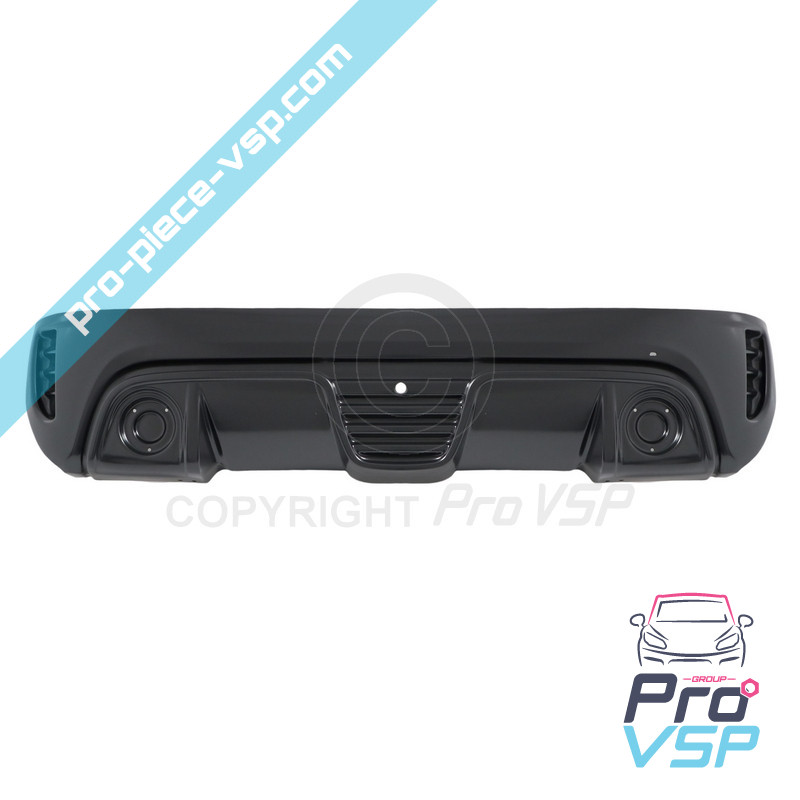Rear bumper spoiler