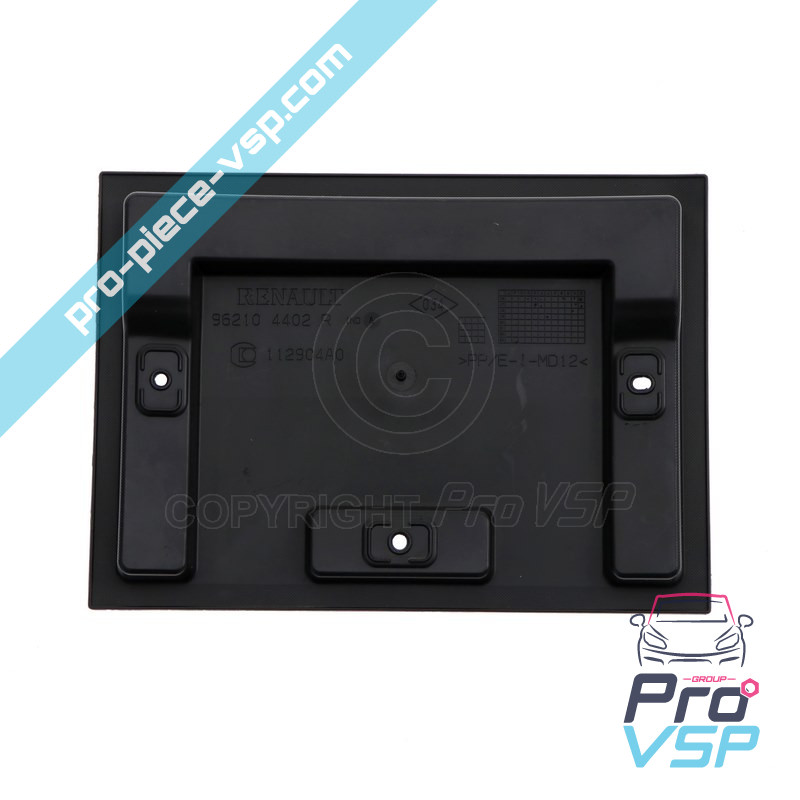 Suporte da placa de licença antes