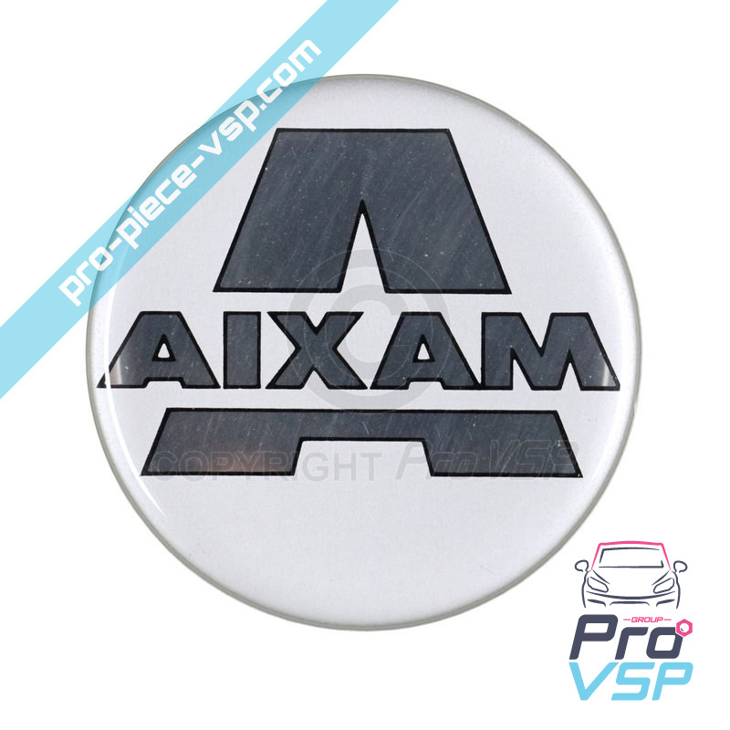 Autocollant central de jante pour Aixam