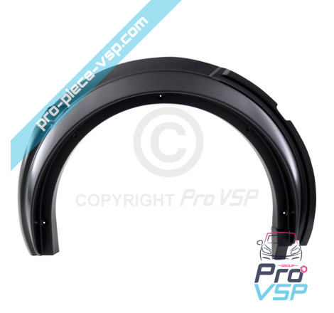 Front wheel passage left and rear right