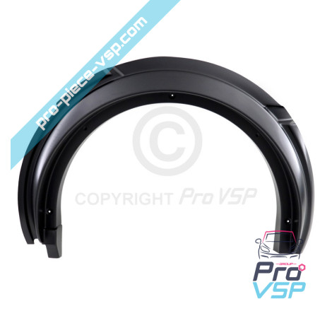 Front wheel flow right and rear left