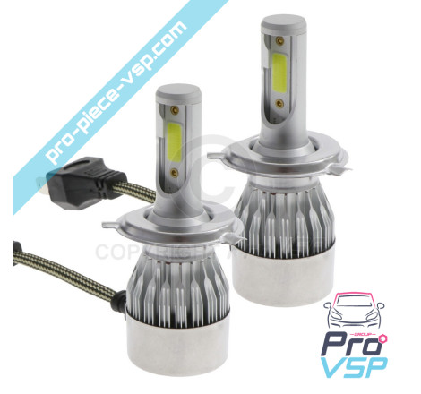 H4 LED bulbs