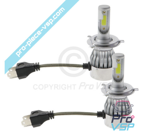 H4 LED bulbs
