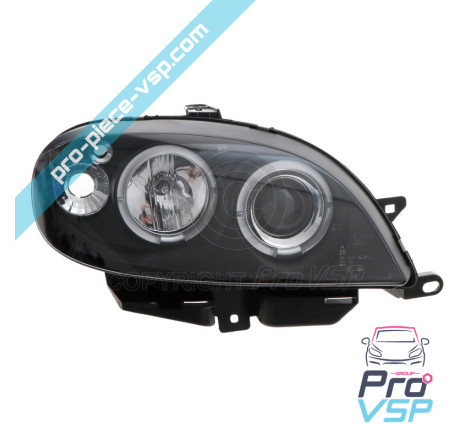 Headlights before Tuning Angeleyes Black