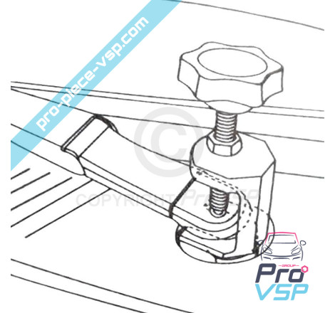 Extractor of wiper arm