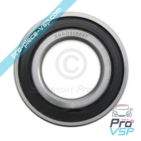 Front wheel bearing adaptable for car without a license