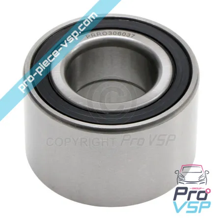 Front wheel bearing adaptable for car without a license