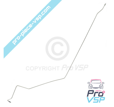 Central rear brake hose