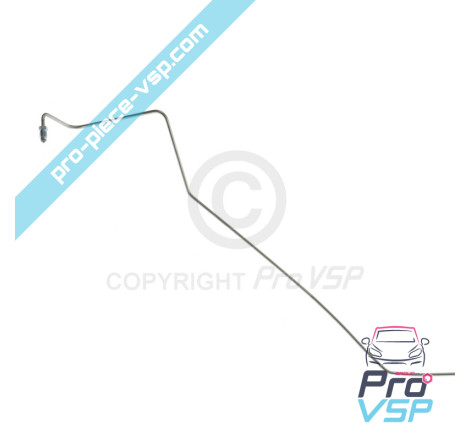 Central rear brake hose