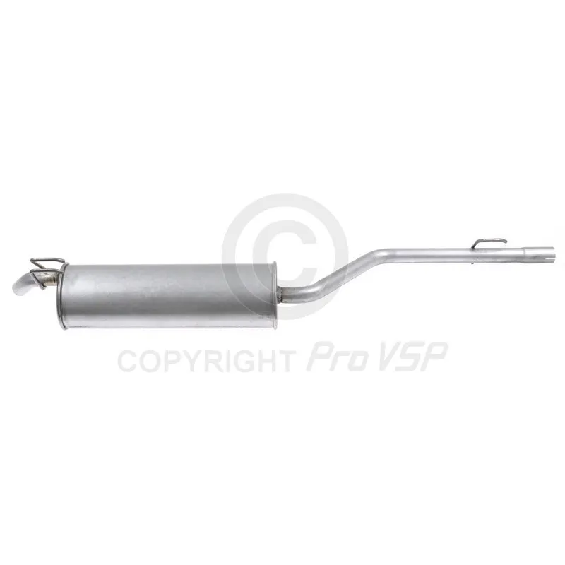 Rear silencer