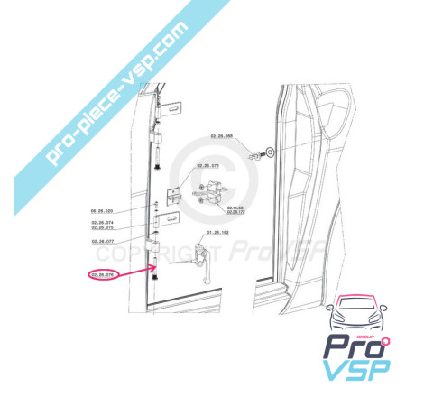 Hinge axle