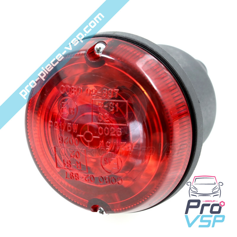 Central rear lamp