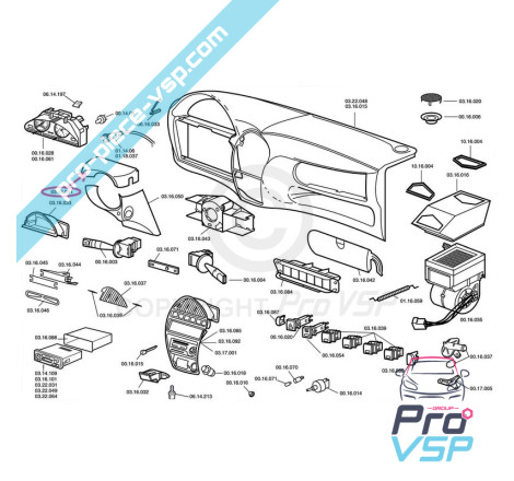 Upper commodo cover