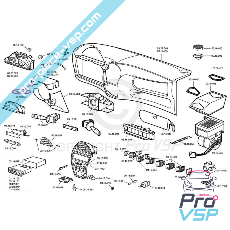 Upper commodo cover