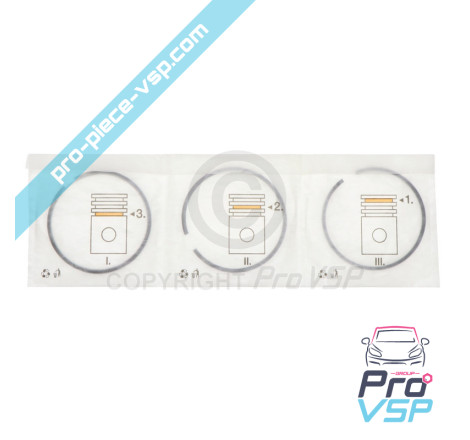 Conjunto de segmentos do motor Lombardini 15ld