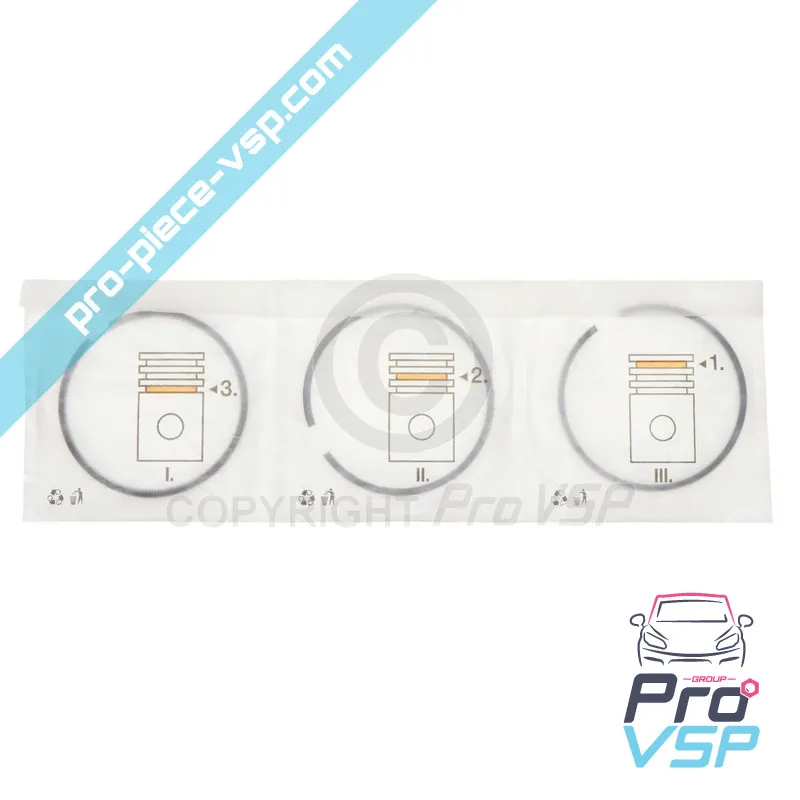 Conjunto de segmentos do motor Lombardini 15ld