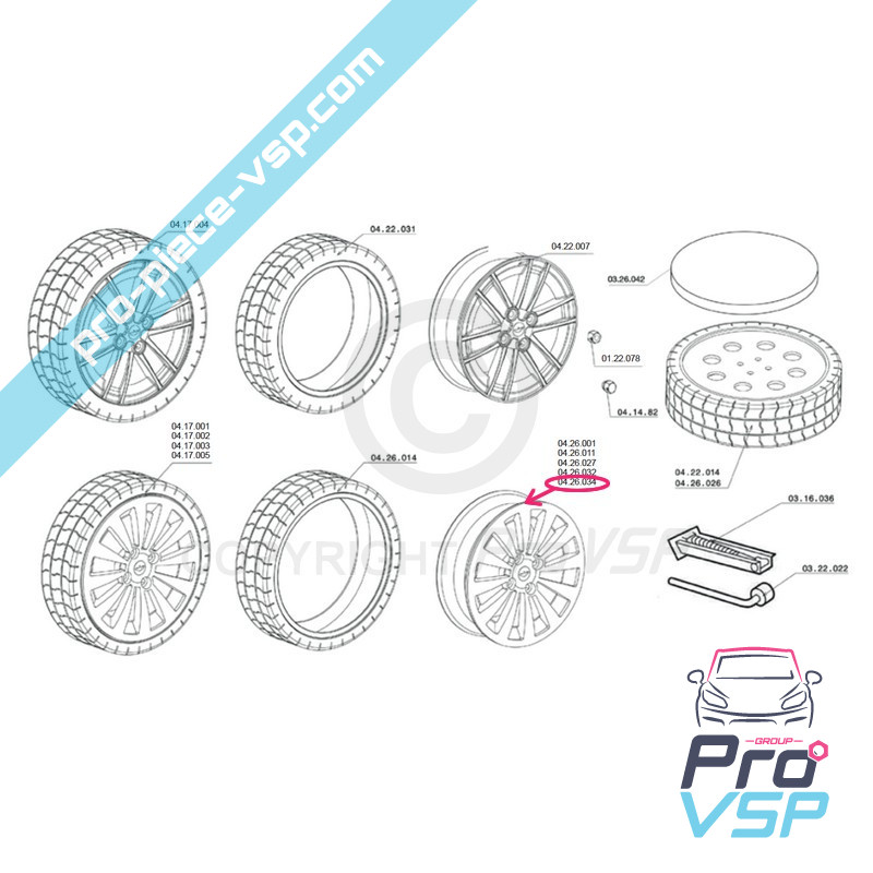 15 inches aluminum rim