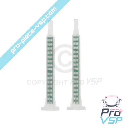 Mixing nozzle for bi-component glue