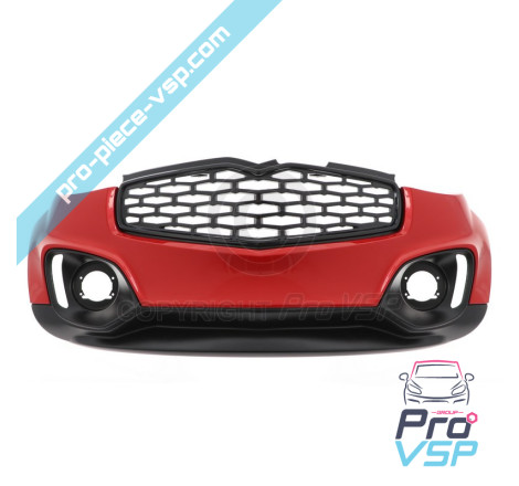 Front bumper origin (red)