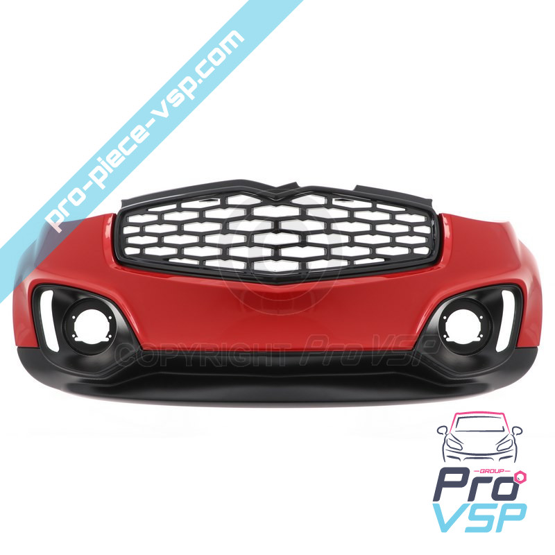 Front bumper origin (red)