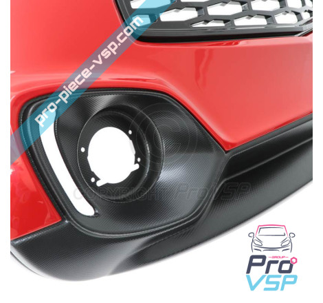 Front bumper origin (red)