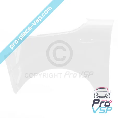 Front left origin origin (glacier white) for Microcar Dué