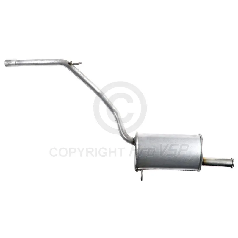 Rear silencer