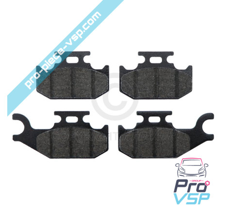 Pastilhas frontais adaptáveis para Renault Twizy