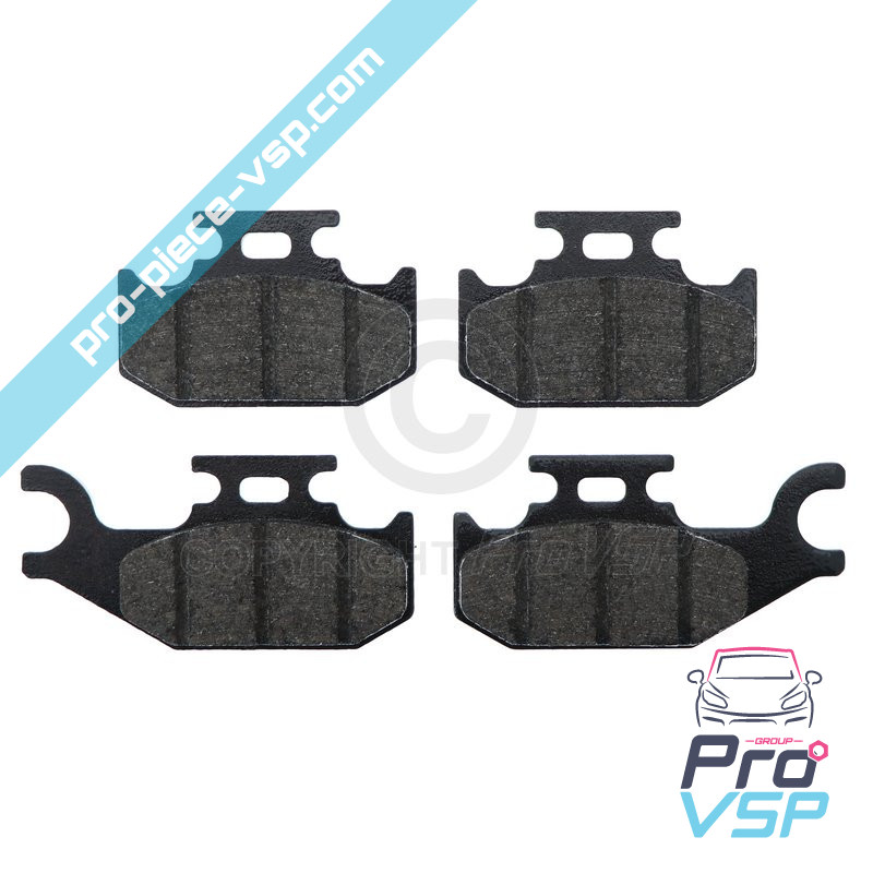 Pastilhas frontais adaptáveis para Renault Twizy