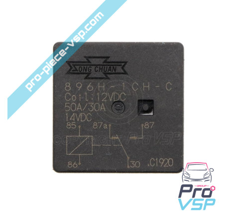 5-pin 12V relay - 50a / 30a