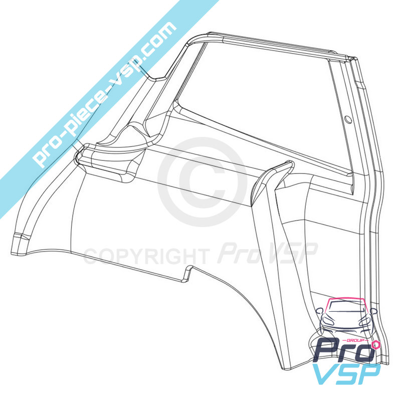 Left trunk trim