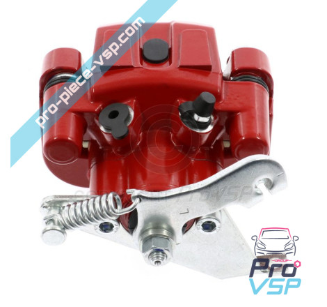 Red left brake brake caliper