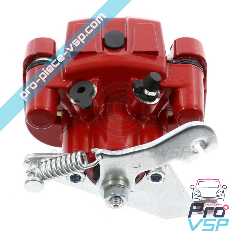 Red left brake brake caliper