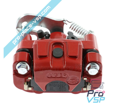 Red left brake brake caliper